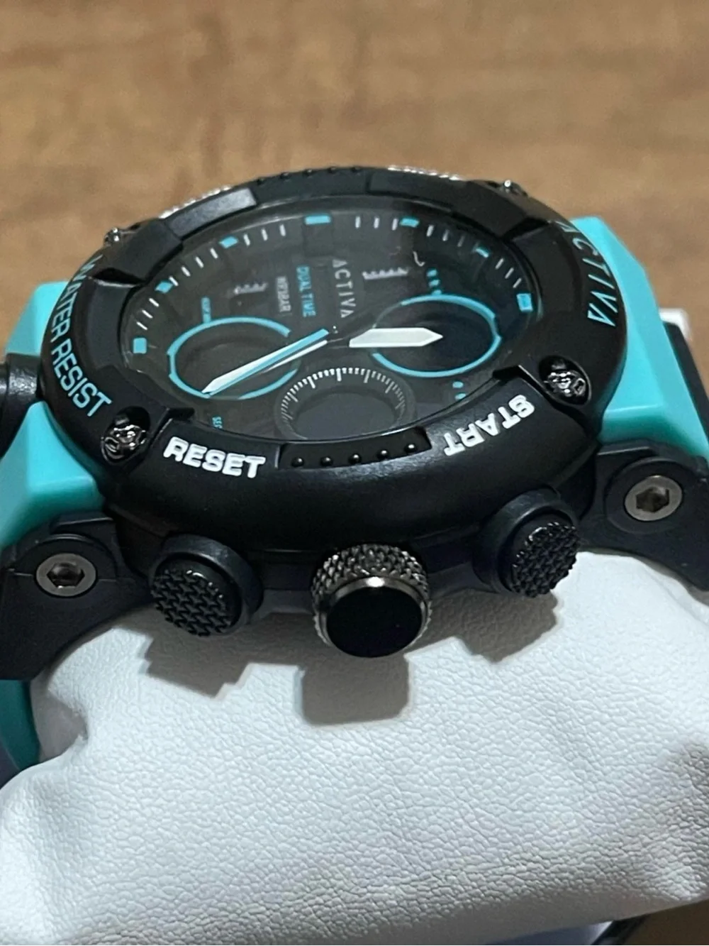 Activa X Invicta Digital Analog Men's Watch - 52mm. Teal. Blue new